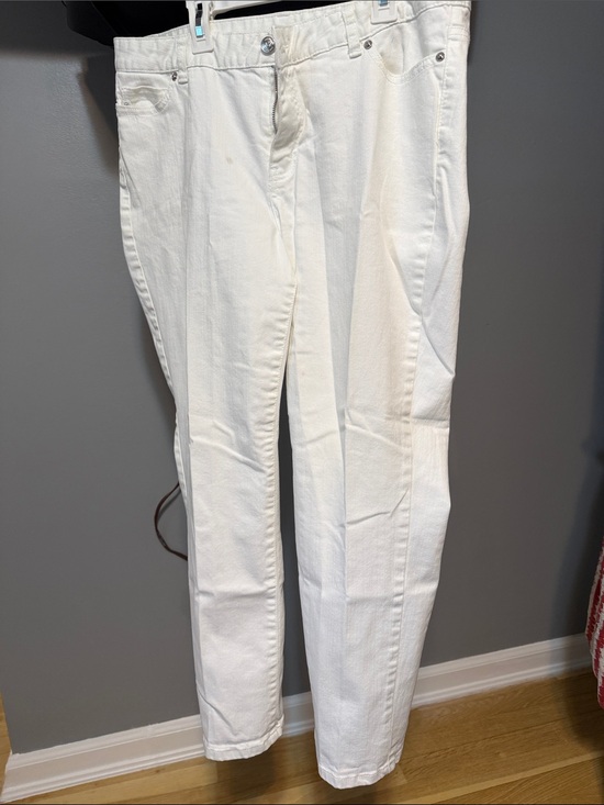 Michael Kors Denim - MICHAEL KORS White  Women’s Jeans - Classic Straight Fit